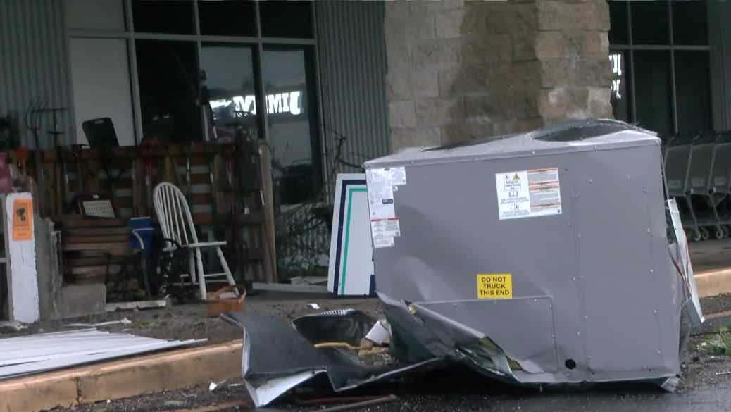 Southern Indiana town hit hard during Sunday storms, destroying stores