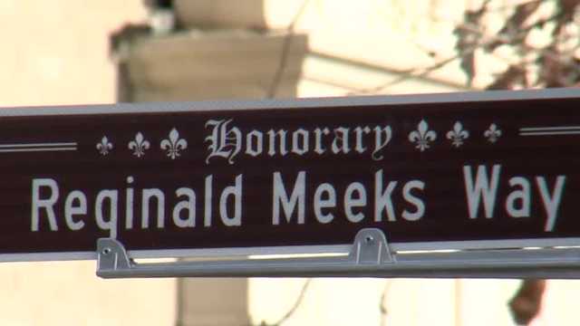 Street sign in Parkland neighborhood dedicated to former State Rep. Reginald Meeks - Vimarsana News