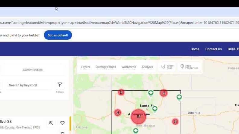New Mexico unveils online map to aid business development