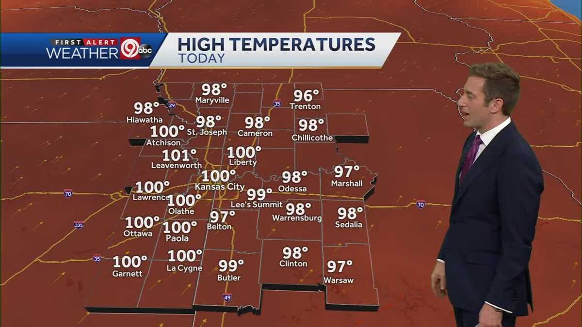 KANSAS CITY WEATHER: Record heat expected again Tuesday