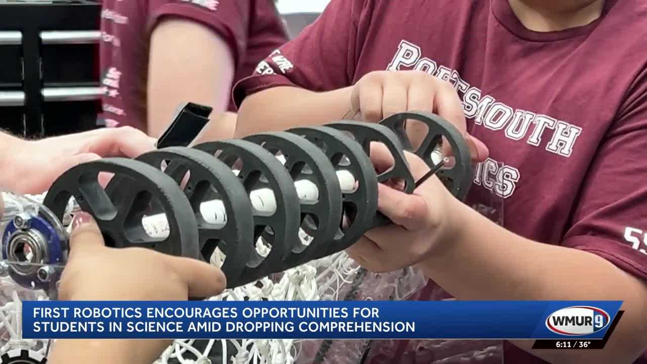 wmur.com - Jon Schoenheider - Robotics competition program encourages enrollment as science comprehension drops