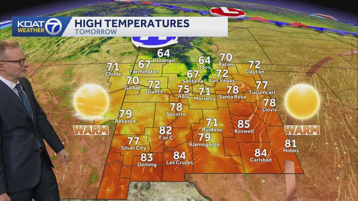 Record heat across New Mexico into the weekend