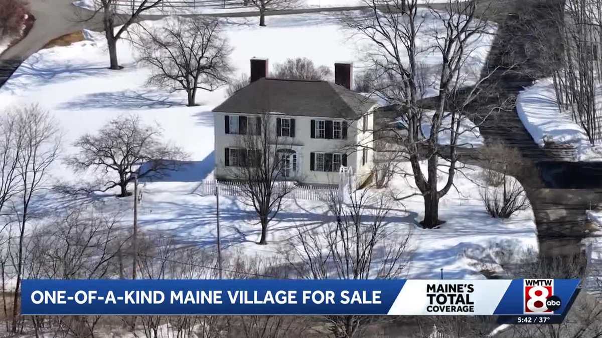 The story behind a one-of-a-kind Maine 'village' now on the market