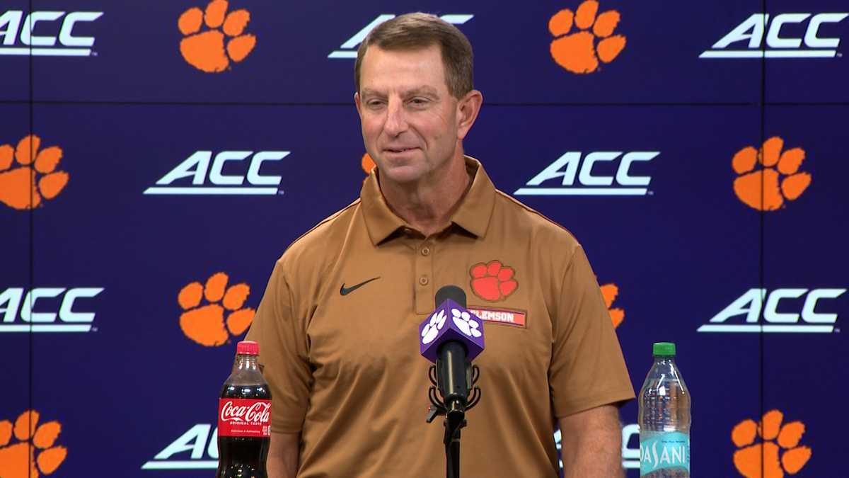 Clemson's Swinney on Tigers open date, CSU, Military Appreciation Day