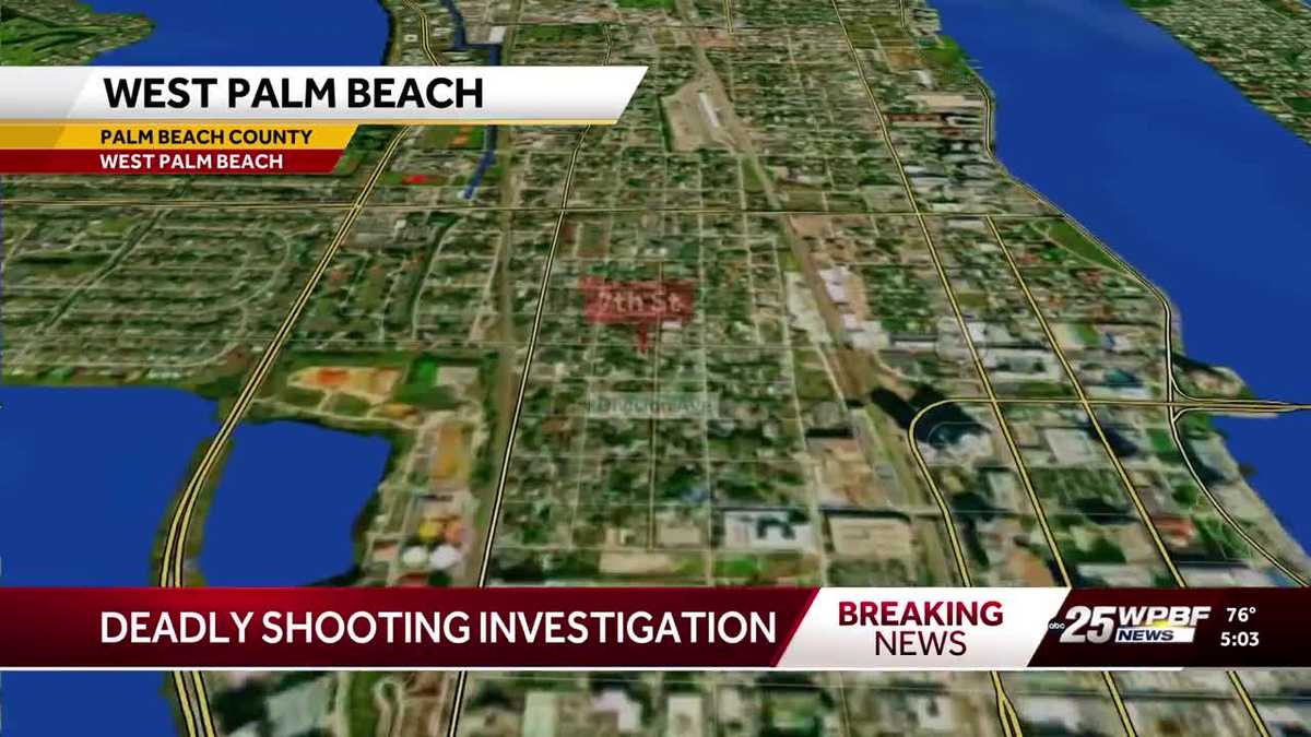 Deadly shooting investigation underway in West Palm Beach