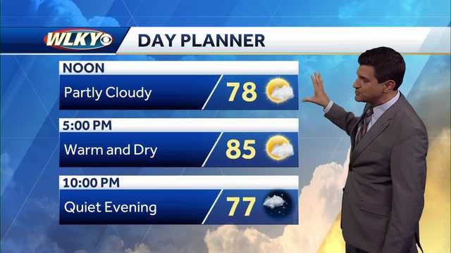 Warm and dry Wednesday
