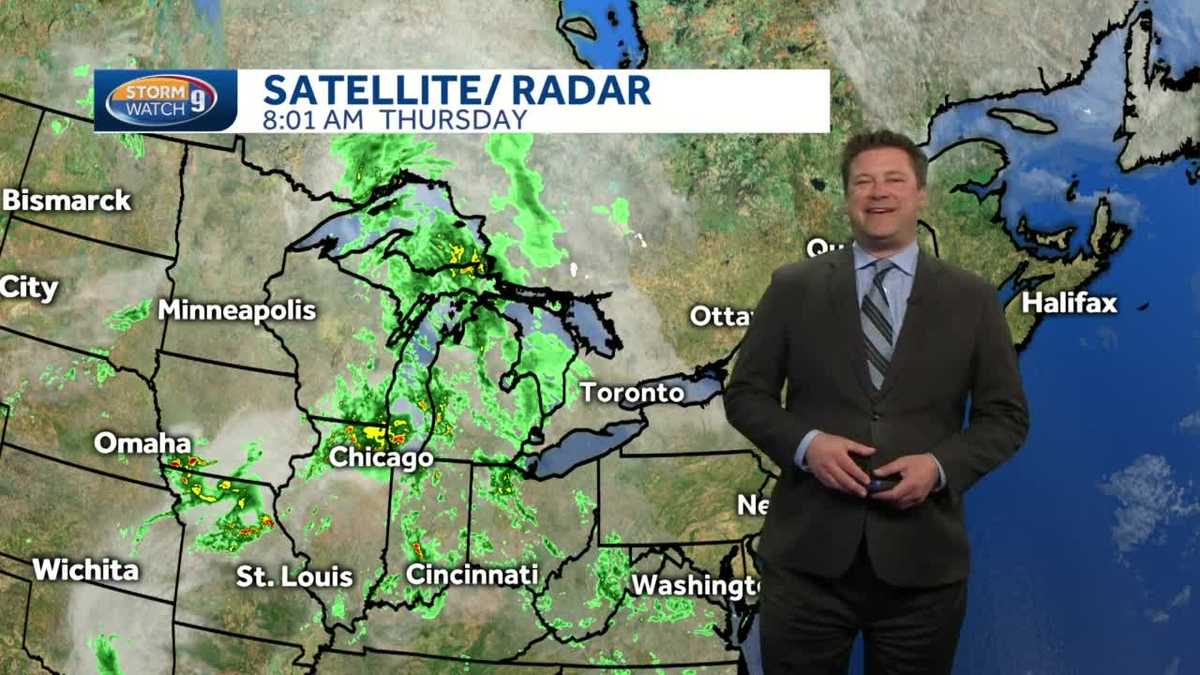 Watch: Sun, high clouds on mild day