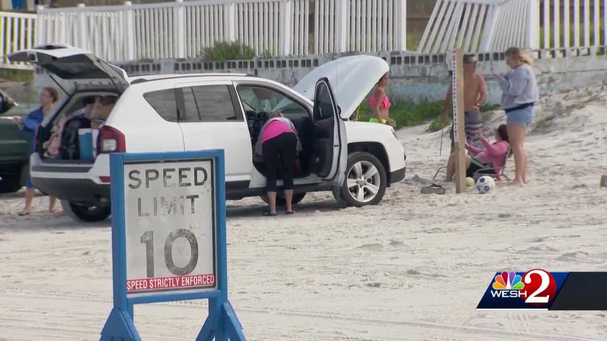 Warnings down as parking on Volusia beaches reopens