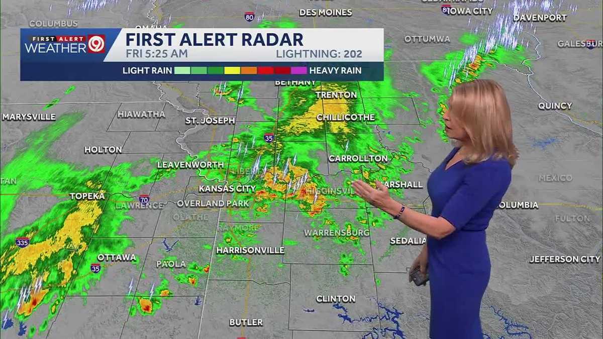 Rounds of thunderstorms and severe weather possible today