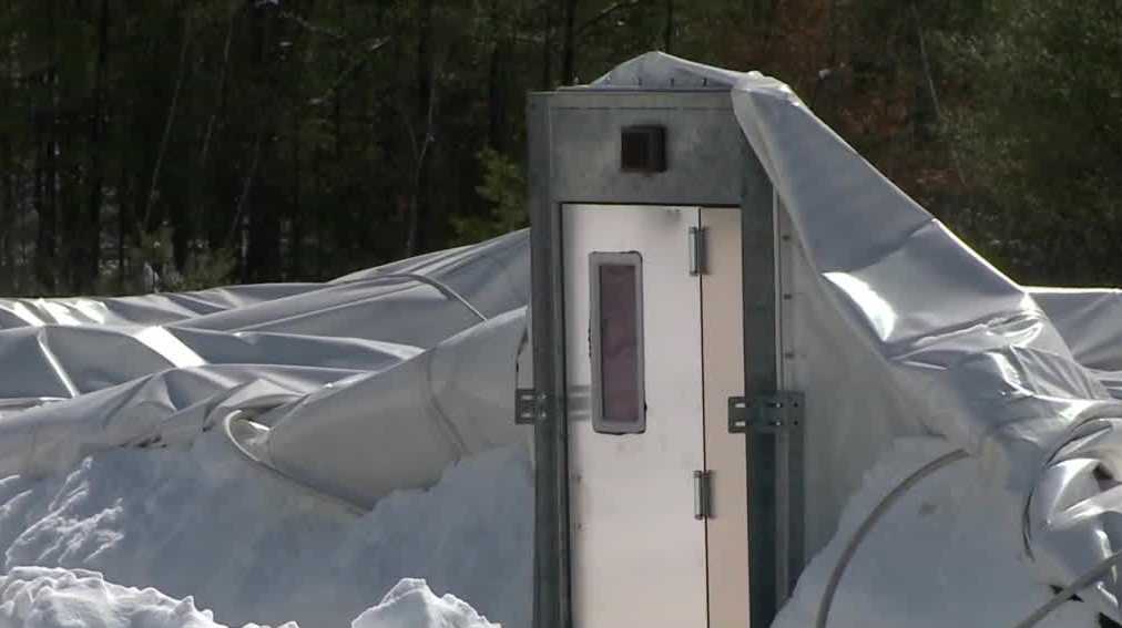 Goffstown, New Hampshire Sportsdome deflates