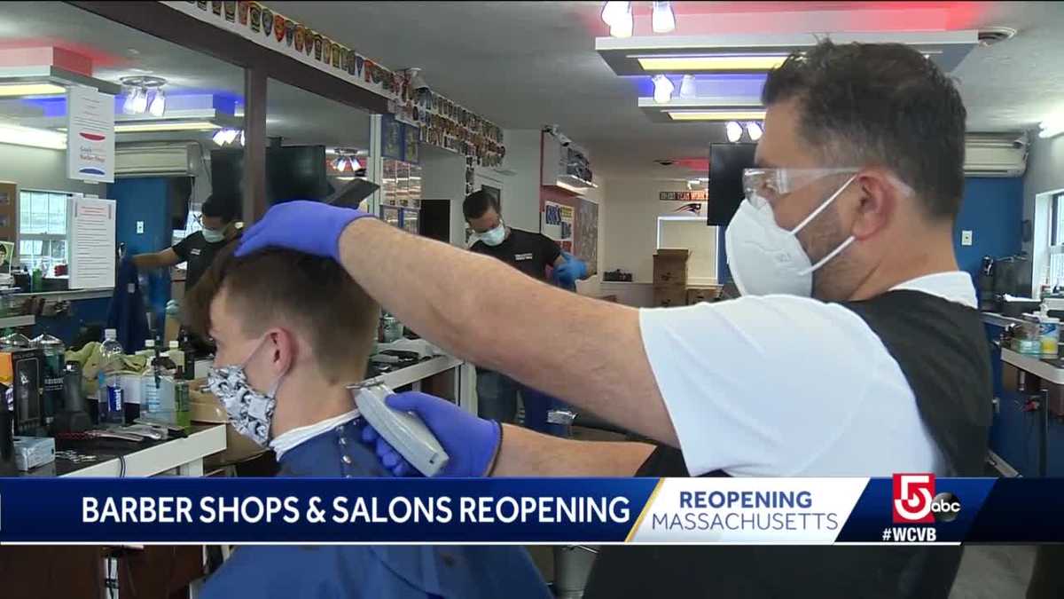 Barbershops Salons Reopen For Some Services