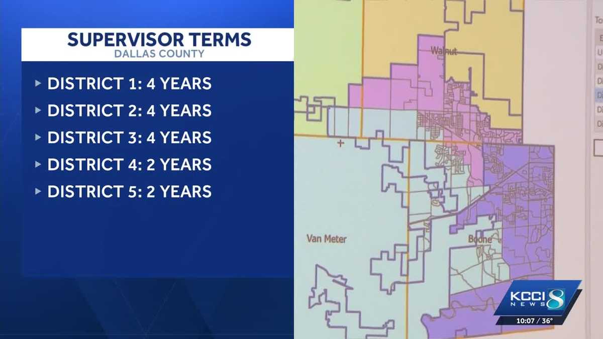 Term lengths, district map revealed after Dallas County changes - KCCI