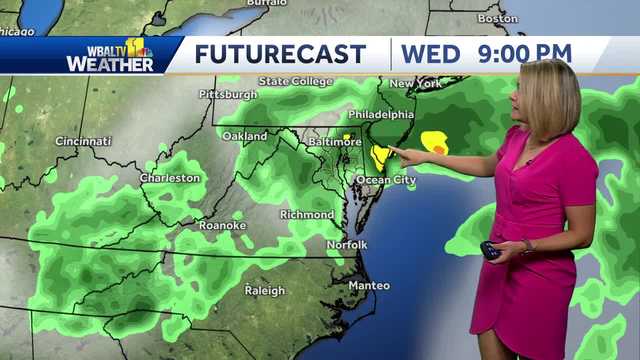 Cloudy, cooler for Maryland with rain in forecast this week