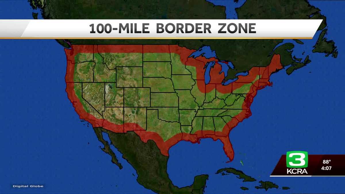 Is CBP allowed to operate so far from the southern border for ...