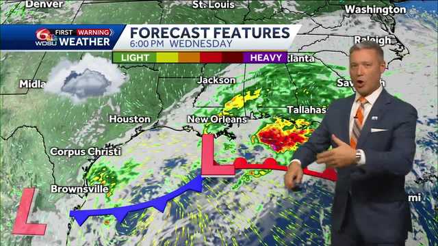 New Orleans forecast rain chances amounts wind high temperature - Vimarsana News