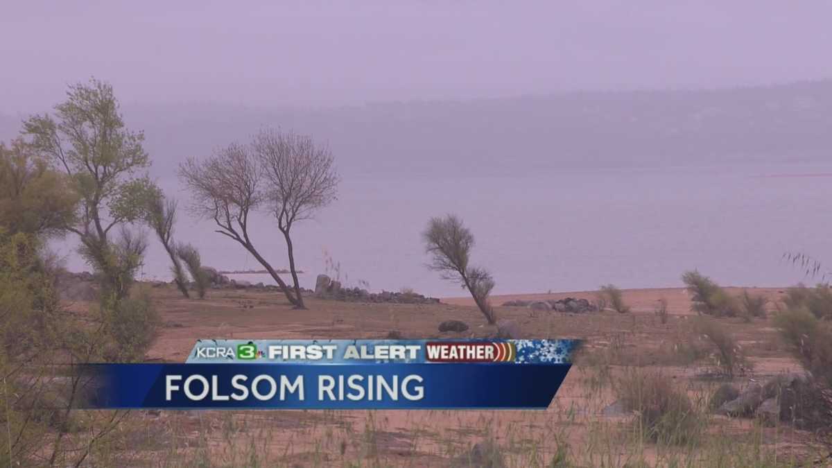 Folsom Lake rising with rain, but drought remains