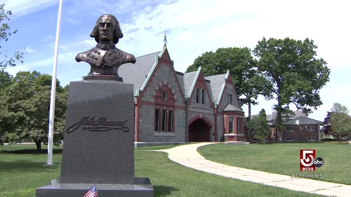 Adams Street winds through Quincy and Milton, Massachusetts and is