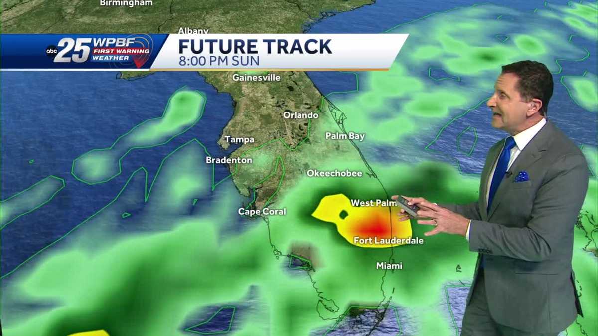 Much higher chances for rain this weekend