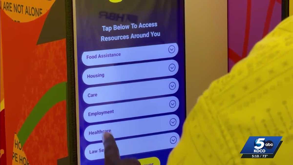 Hope Booth unveiled in downtown Oklahoma City to provide mental health support