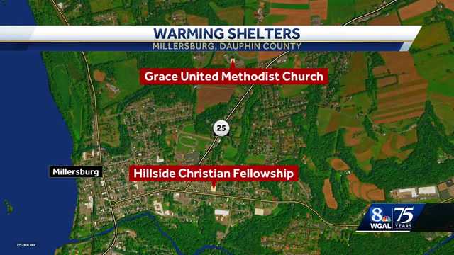 Warming stations opened in Millersburg, Dauphin County - Vimarsana News