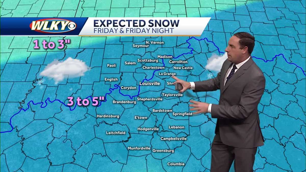 Severe Alert Day Friday for more snow showers
