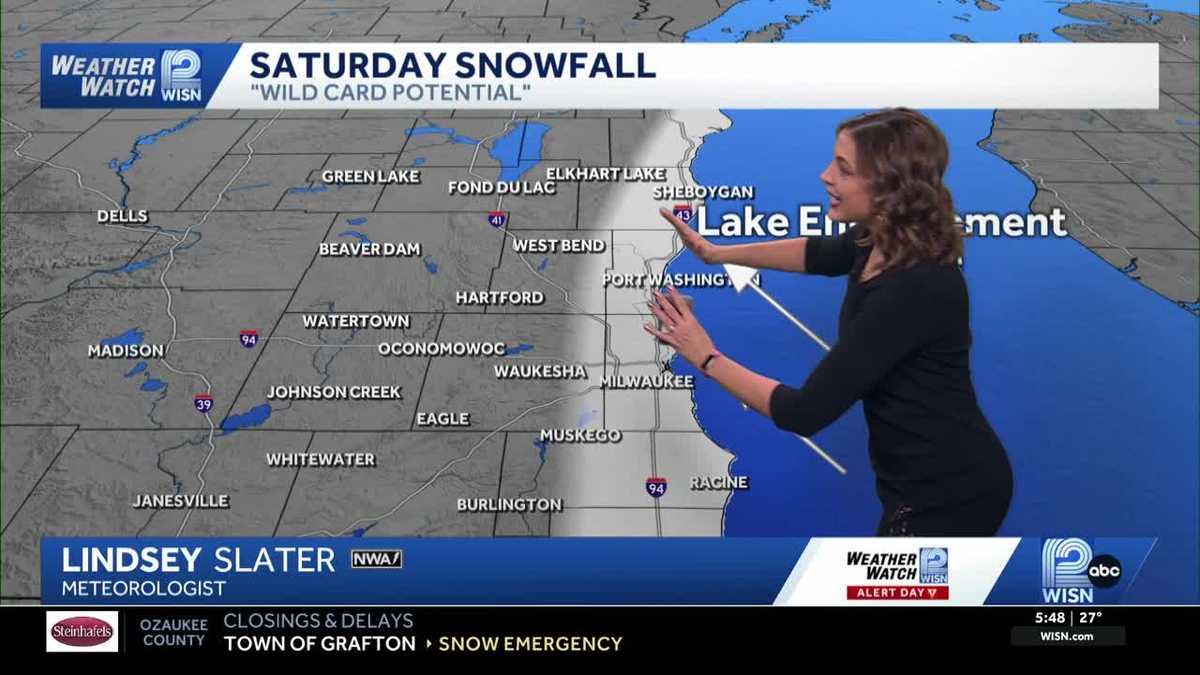 Winter Storm Warning in Effect All Day Saturday for SE Wisconsin