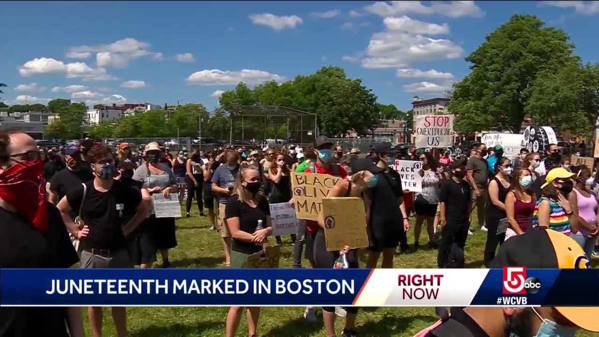 marked in Boston with rallies, art, music