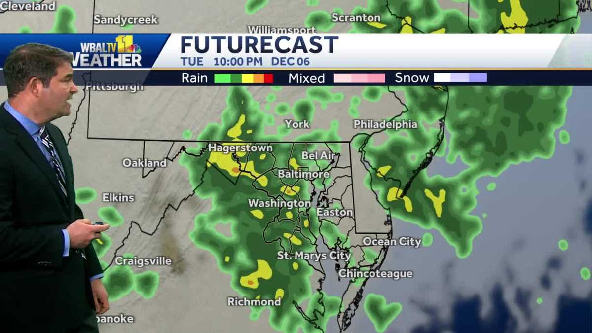 Rainy for rest of Tuesday with more rain in forecast
