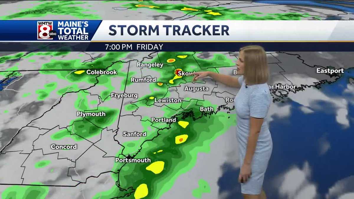 Multiple rounds of showers and storms Friday