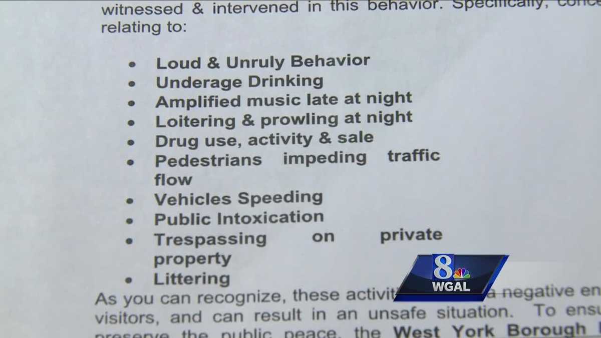 Residents get notice about "noise issues" in York County neighborhood