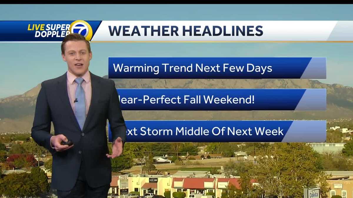Beautiful fall weather this weekend