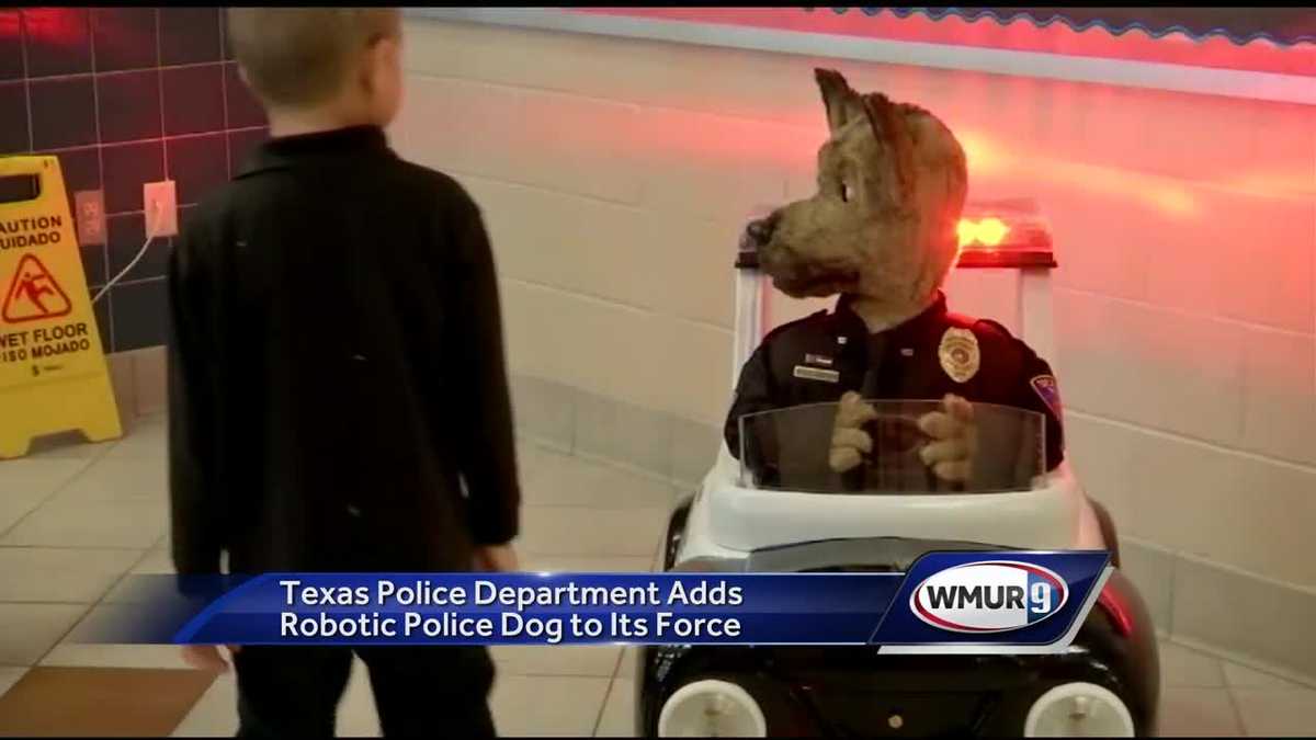 Police department adds robotic dog to reach out to children