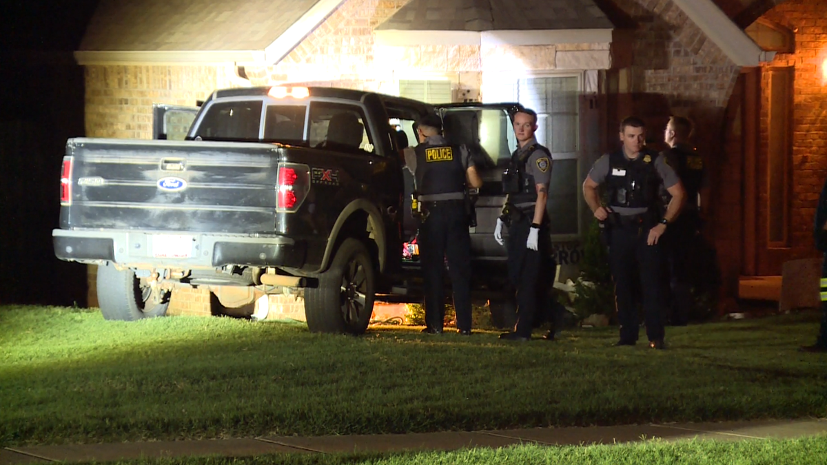 Oklahoma City police investigating after pickup crashes into home