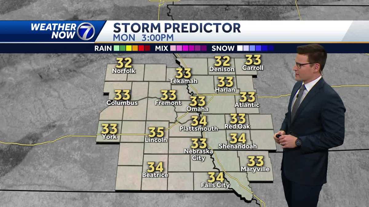 Omaha morning weather forecast for Monday, January 22