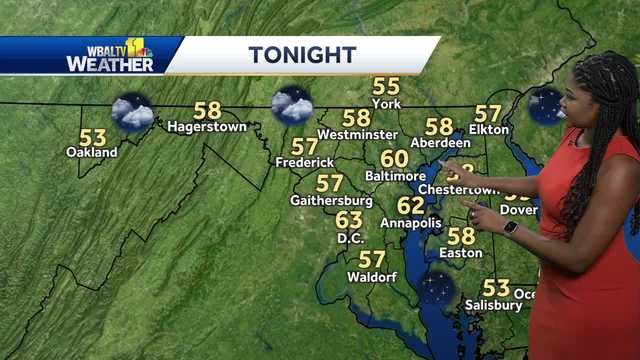 Clear and cool tonight makes way for great weekend in Maryland