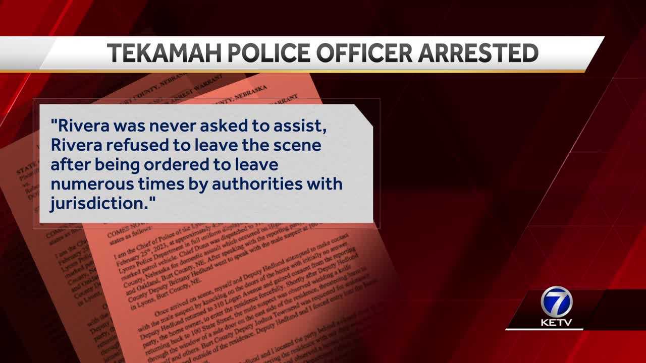 Tekamah officer charged, accused of escalating standoff - Vimarsana News