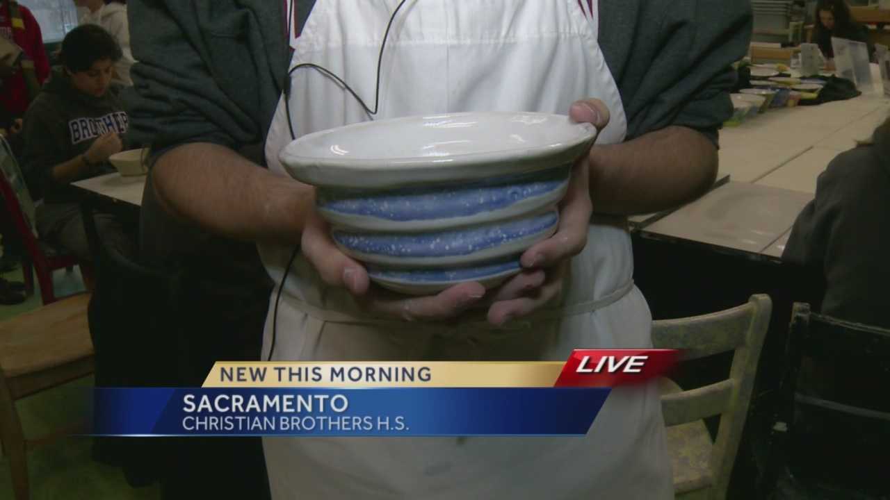 Christian Brothers students fight hunger with Empty Bowl project
