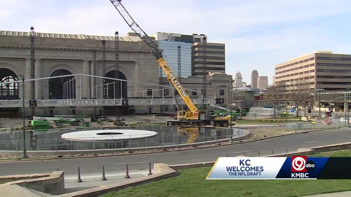 KSHB 41 walks through preliminary map of 2023 NFL Draft grounds in Kansas  City, Missouri 