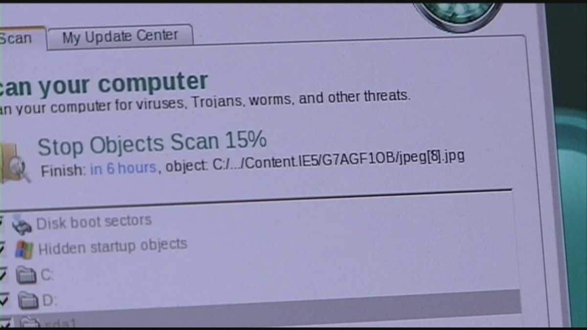 Virus infects police department computers