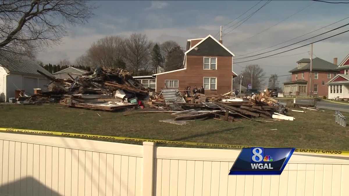 Lancaster County home torn down after propane tank explosion