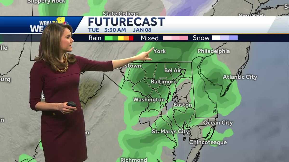 Chilly, cloudy start to the week