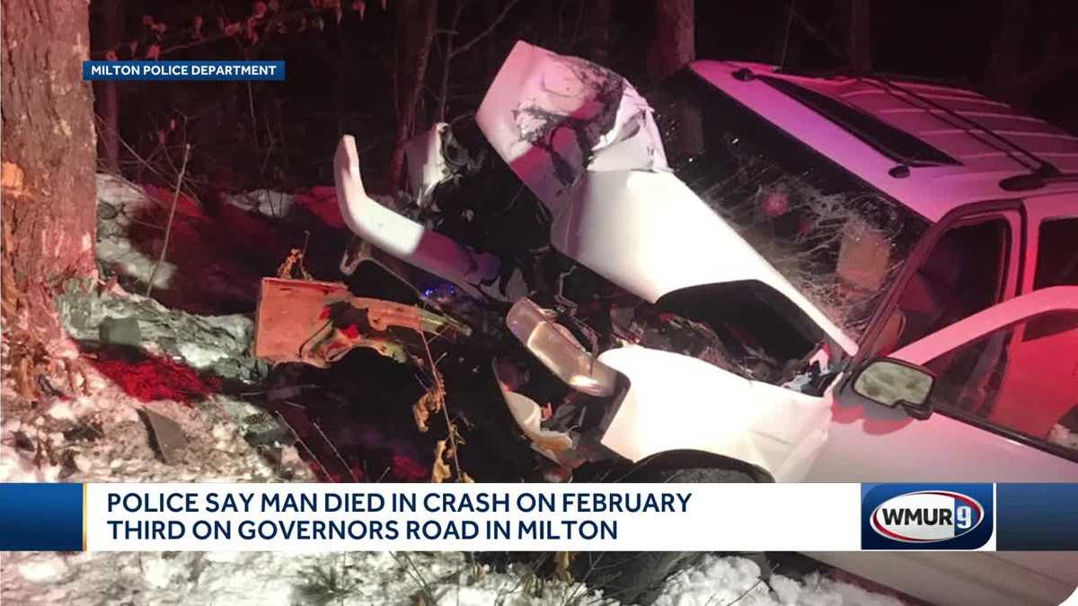 Milton, New Hampshire crash Driver killed