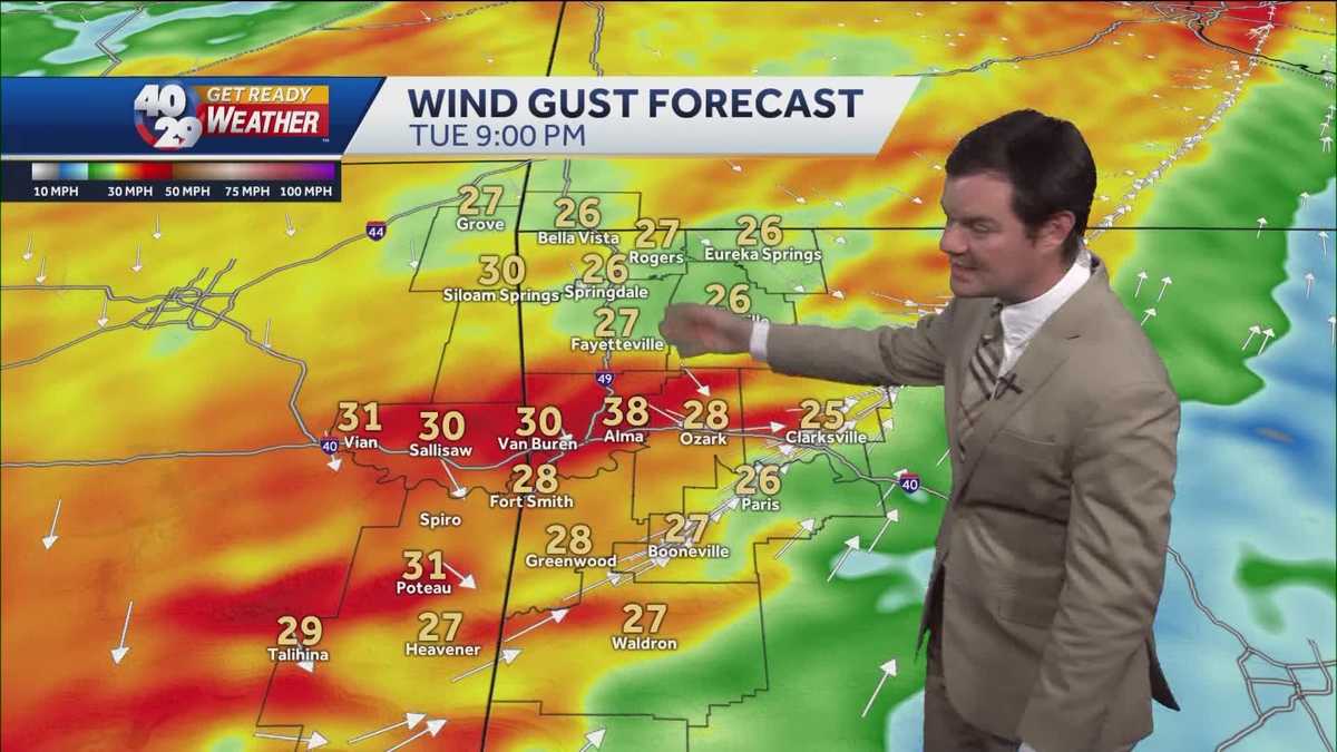 FORECAST: Damaging Winds For Tuesday