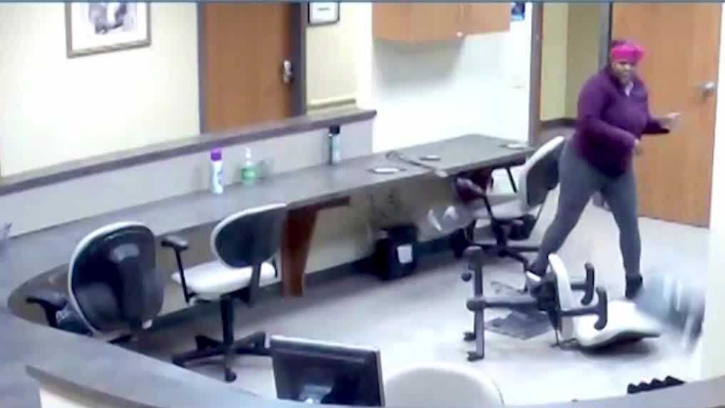 Video shows vandalism rampage of women's center