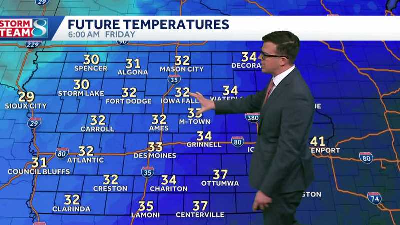 Iowa weather: Additional spotty snow chances as we head into a chilly weekend