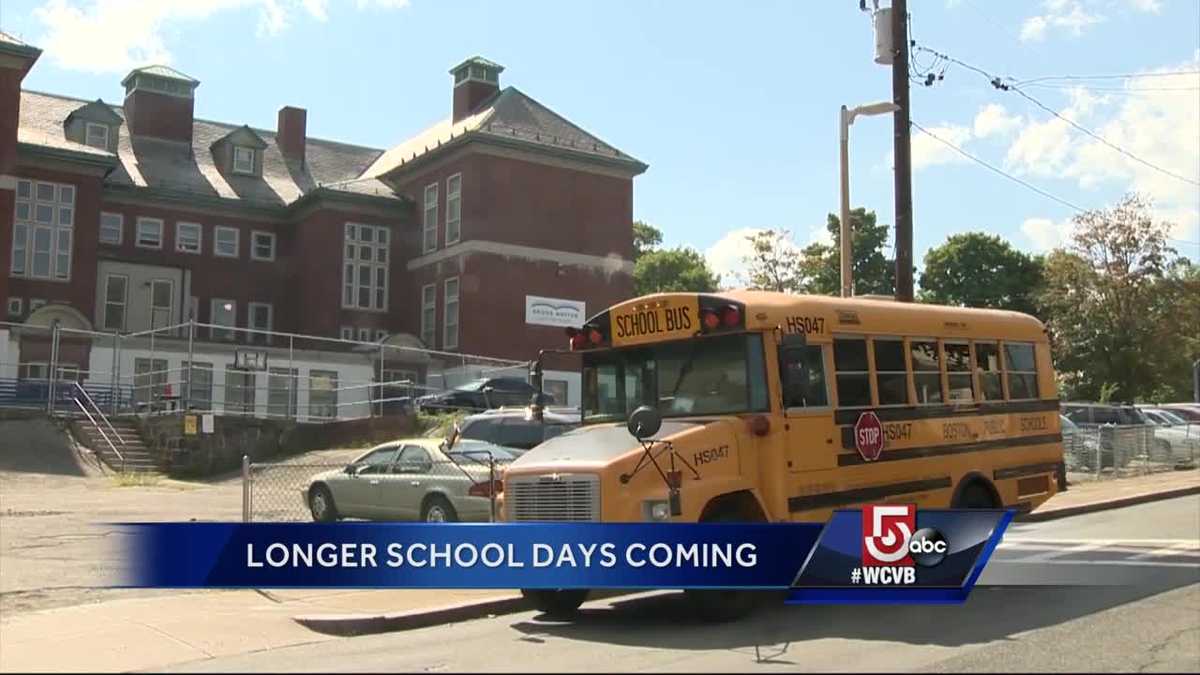 Boston students getting a longer school day