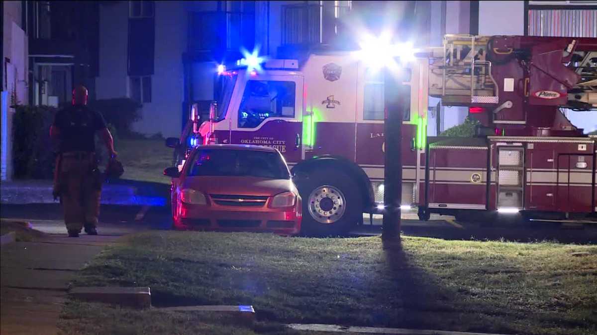 Shed at Midwest City apartment complex catches fire