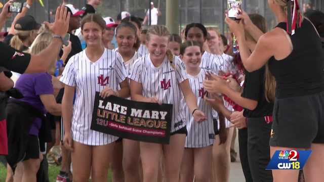 Lake Mary Little League 12U girls' softball team heading to regionals