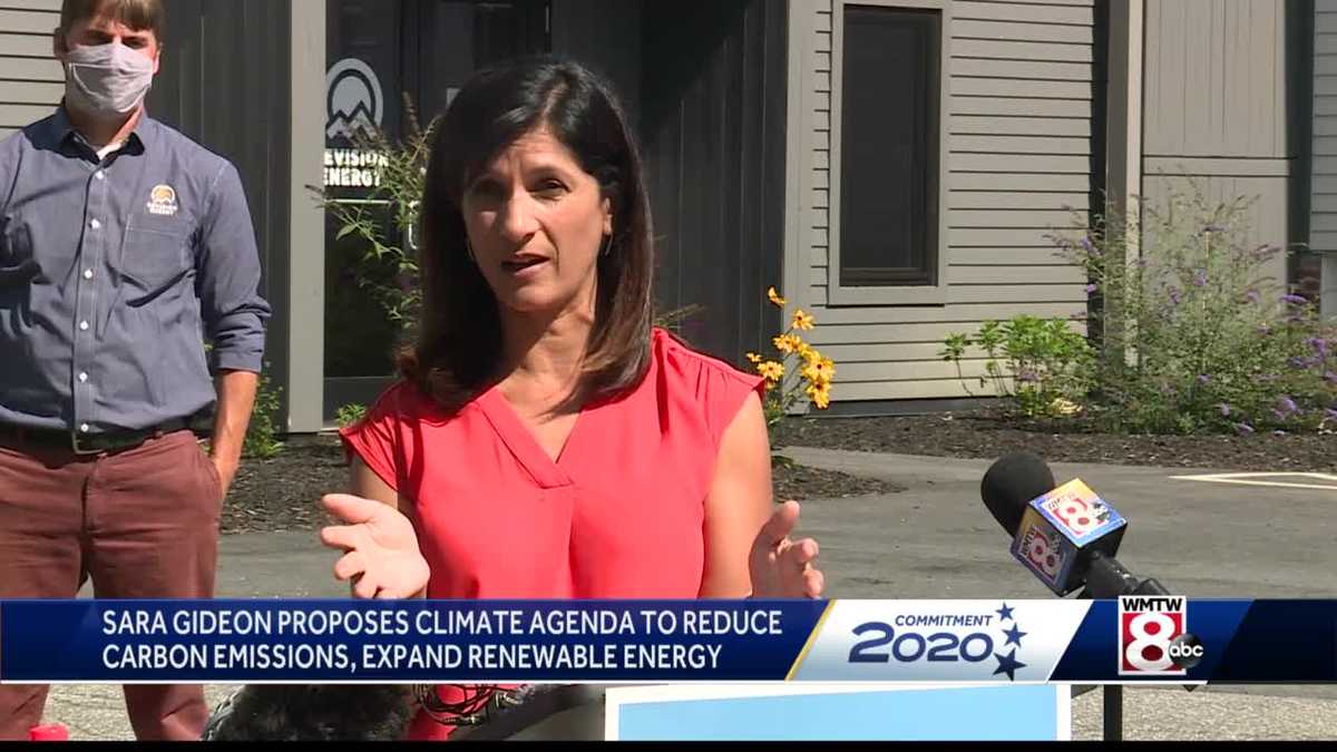 Gideon offers climate change agenda, decries Washington inaction - WMTW Portland