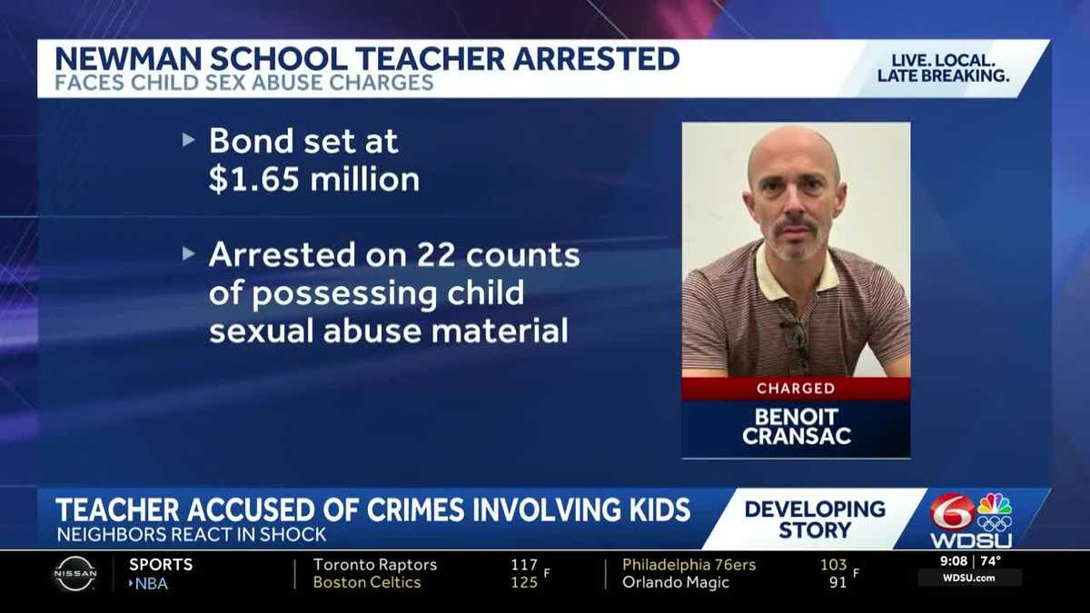 New Orleans teacher, coach re-arrested on additional child sexual abuse ...